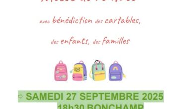 bénéediction des cartables